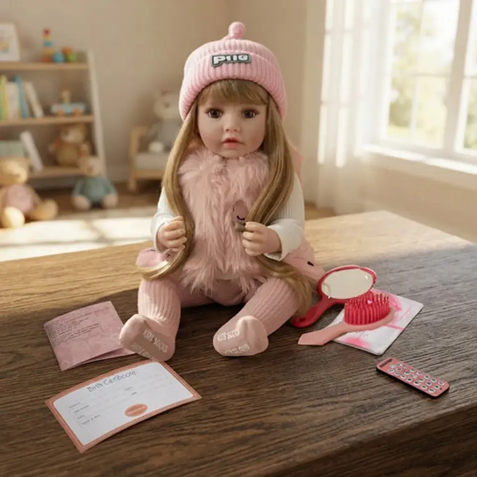 Muñeca Realista Silicona Blanda Mueve La Boca Interactua 03 2