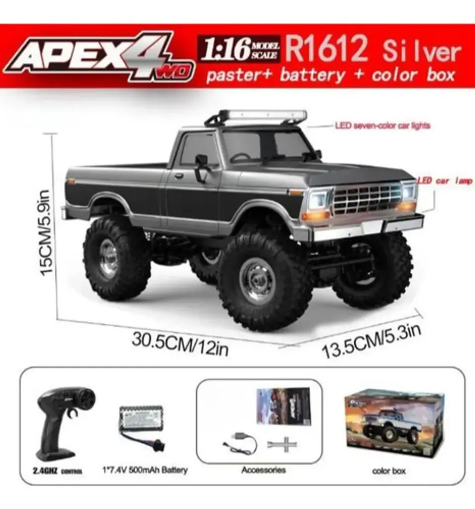 Auto A Control Remoto Hb Toys Racin Rally 1:16 4