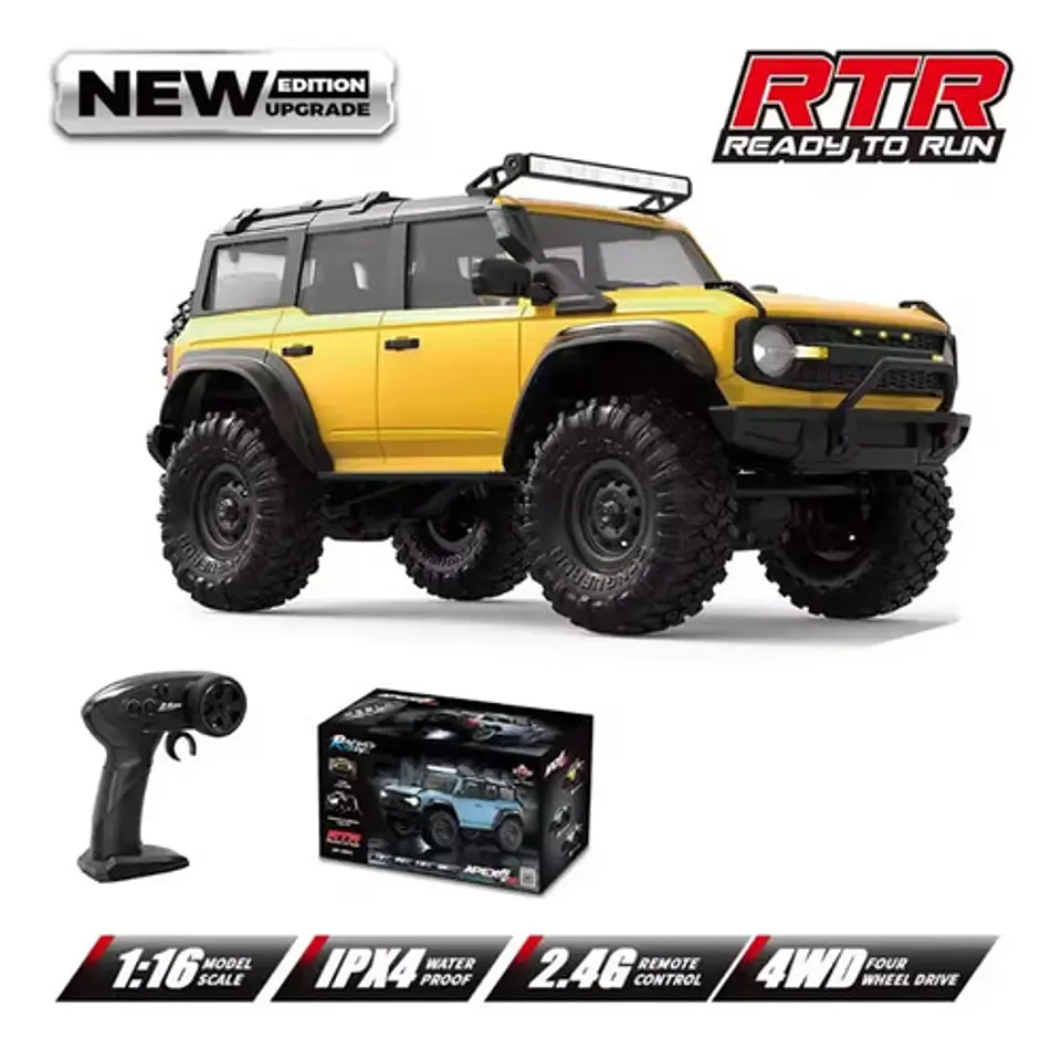 Camioneta Control Remoto Hb Toys Ford Bronco Crawler 1:16 1