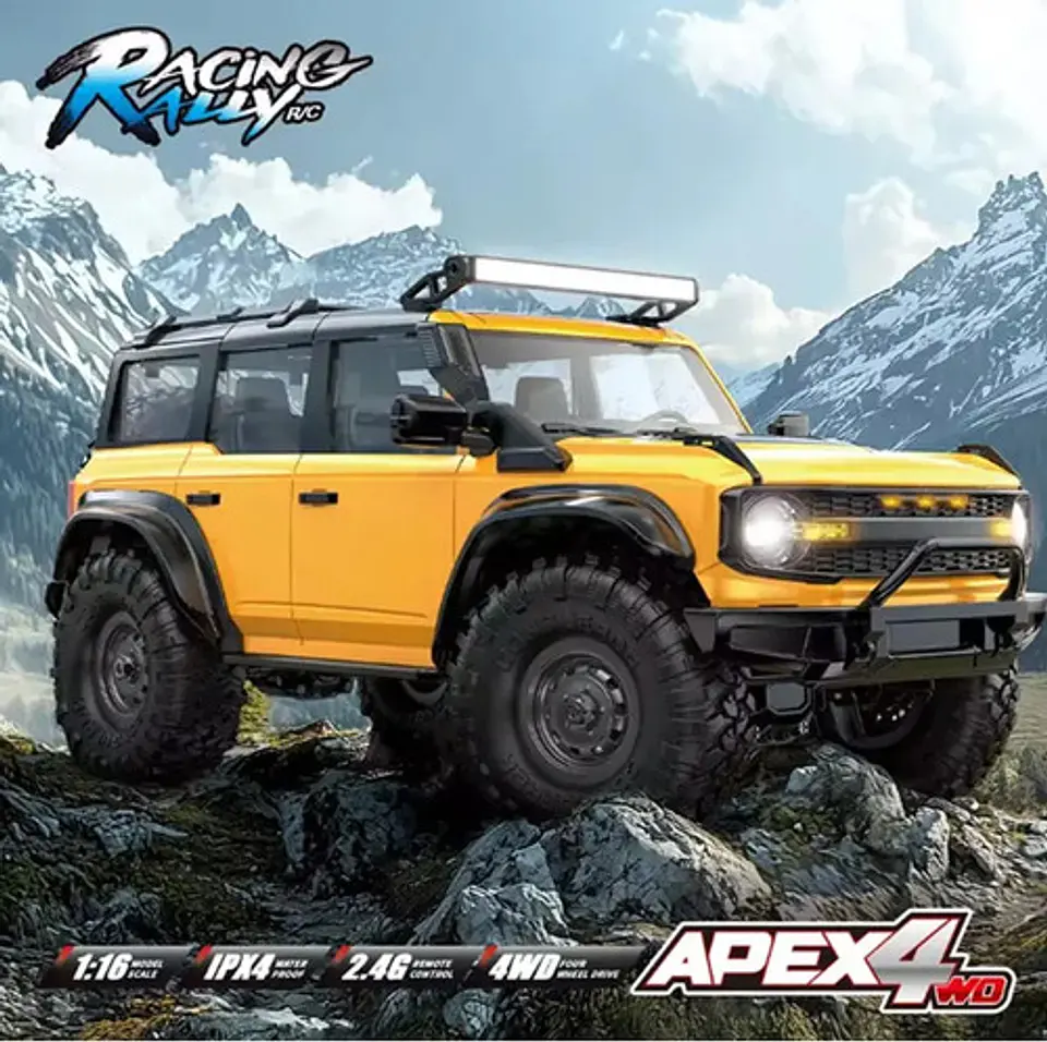 Camioneta Control Remoto Hb Toys Ford Bronco Crawler 1:16 4