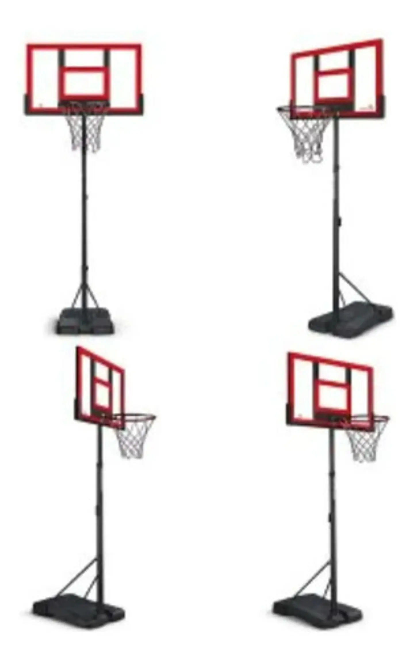 Aro De Baloncesto Soporte Altura Ajustable 152 Cm - 192 Cm 3