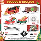Tren Electrico Navideño Para Árbol Con Luces Spray Humo - Miniatura 2