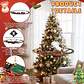 Tren Electrico Navideño Para Árbol Con Luces Spray Humo - Miniatura 3