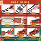 Tren Electrico Navideño Para Árbol Con Luces Spray Humo - Miniatura 5