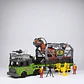 Trailer Jaula Dinosaurio Rex Luz Sonido Accesorios Dino Park Bordó - Miniatura 3