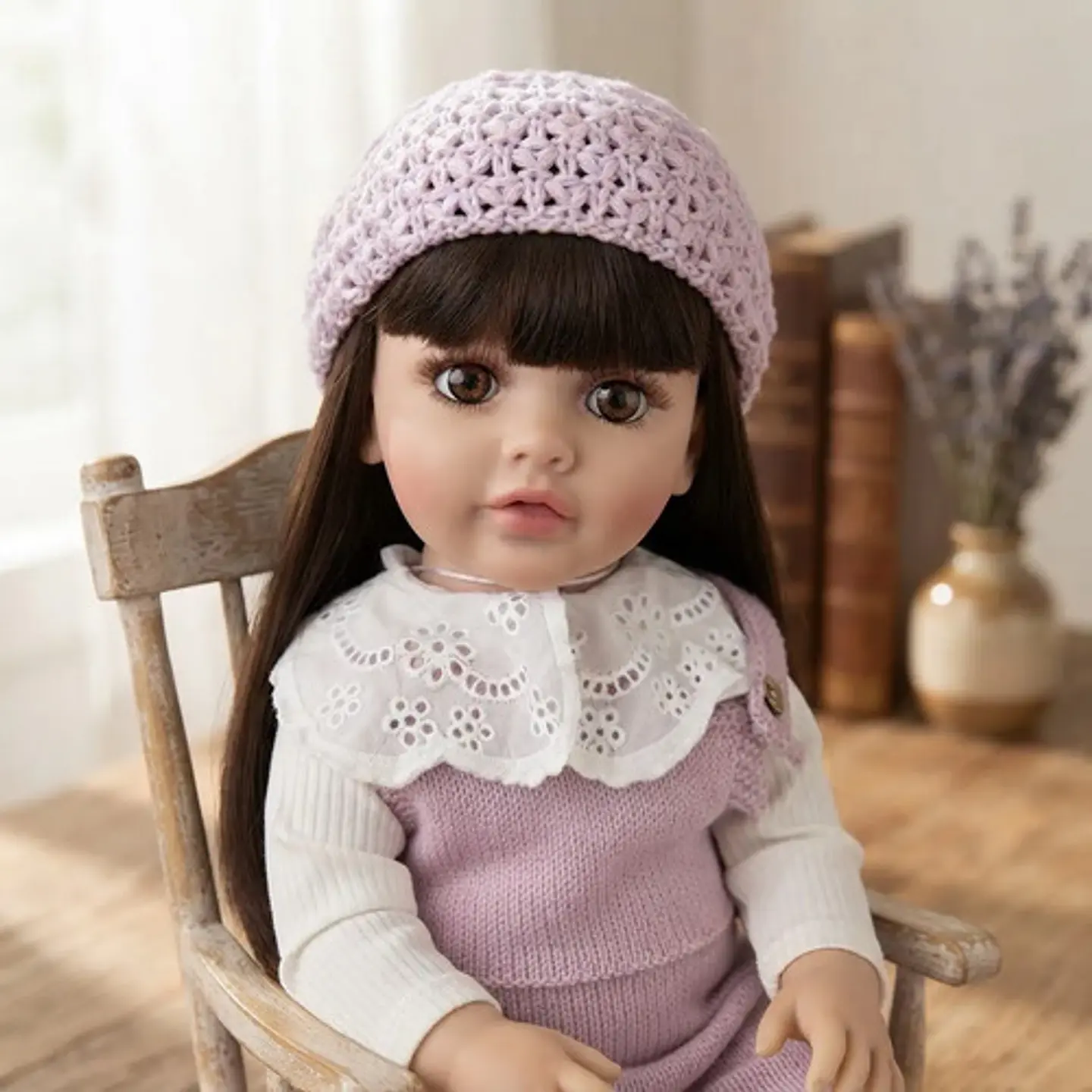 Muñeca Realista Silicona Blanda Mueve La Boca Interactua 02 2