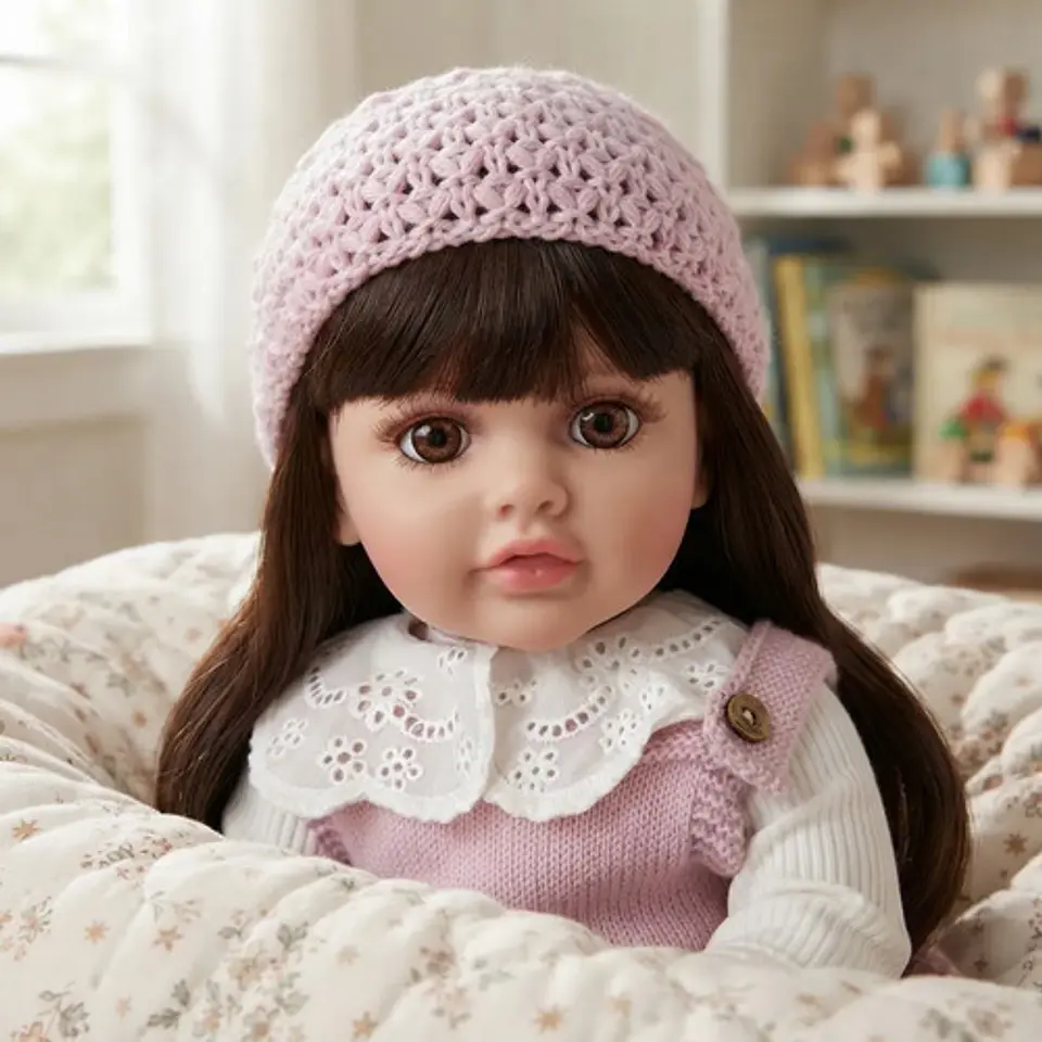 Muñeca Realista Silicona Blanda Mueve La Boca Interactua 02 3