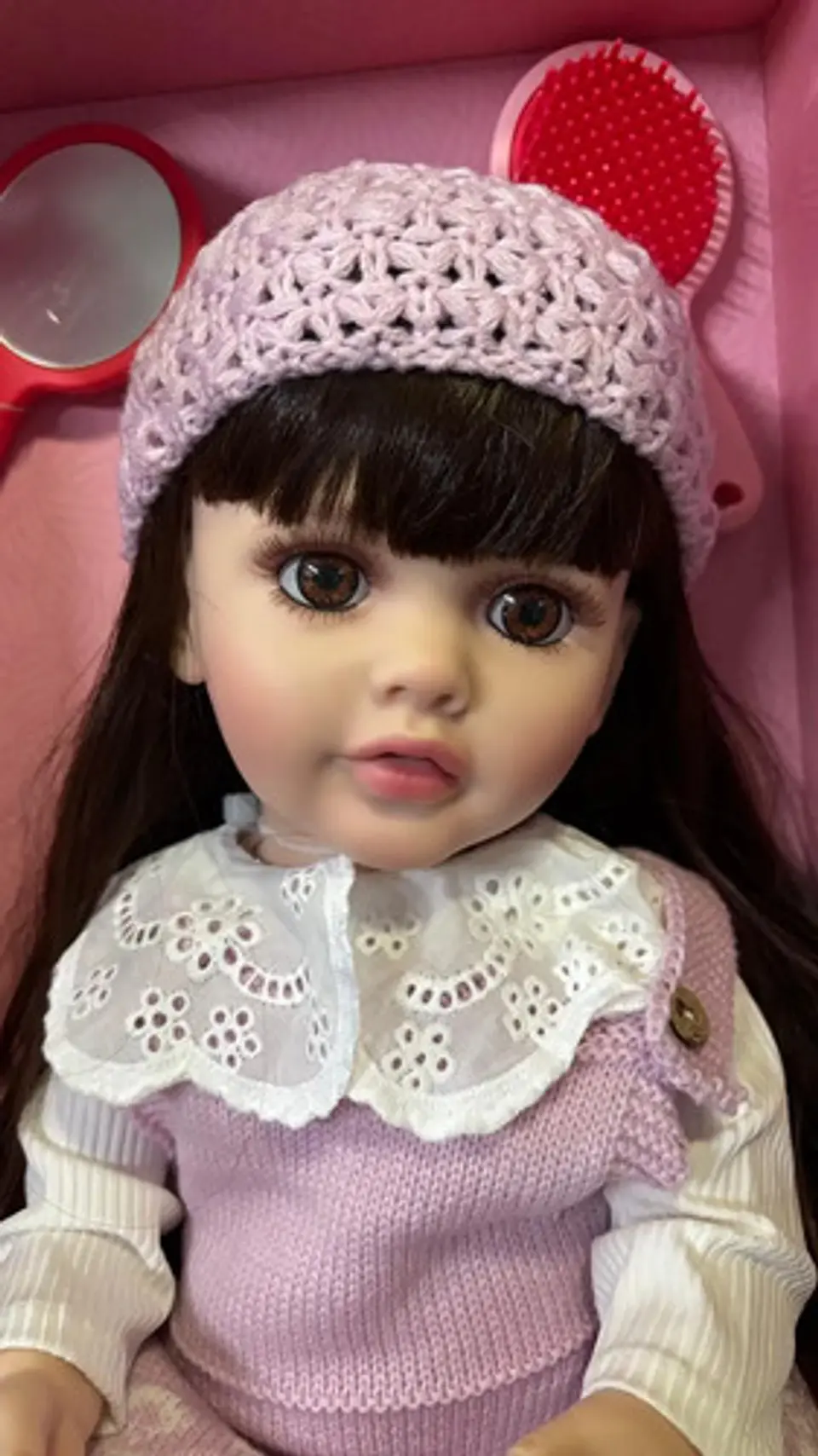 Muñeca Realista Silicona Blanda Mueve La Boca Interactua 02 5