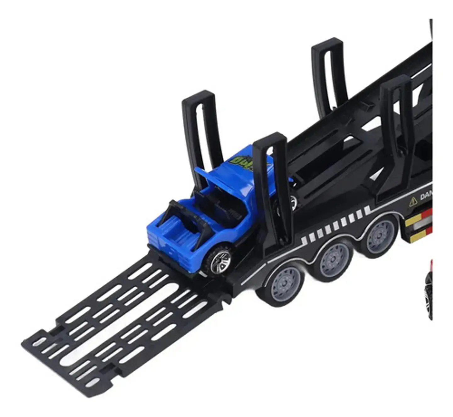 Camioneta Tractomula Control Remoto 1/48 Blanco Batería Recargable 4