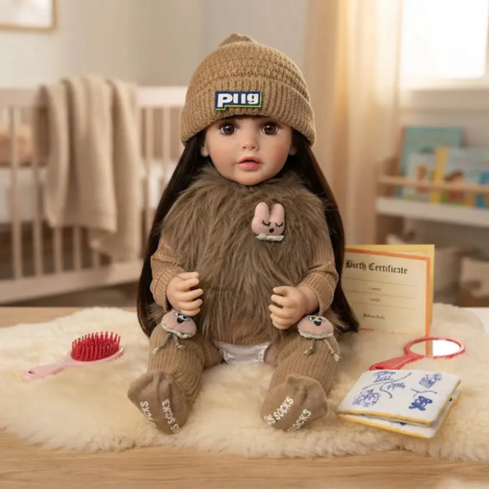 Muñeca Realista Silicona Blanda Mueve La Boca Interactúa 01 1