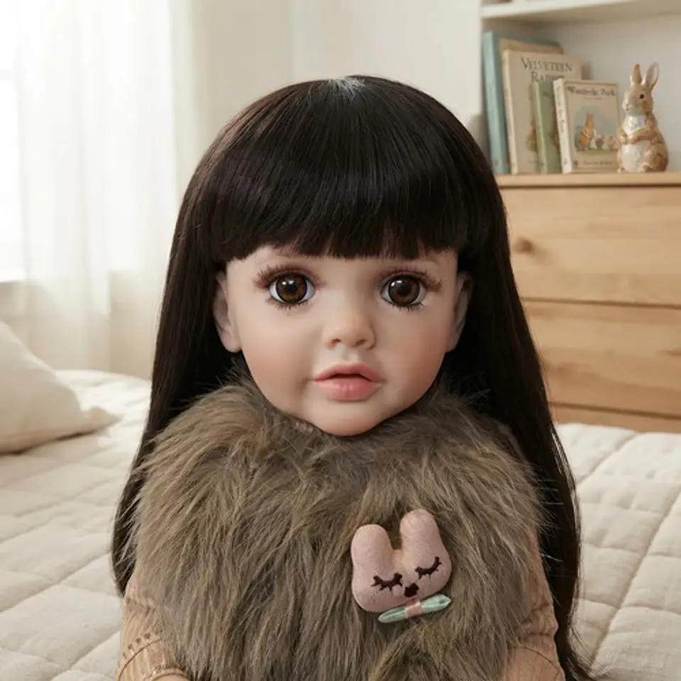 Muñeca Realista Silicona Blanda Mueve La Boca Interactúa 01 3
