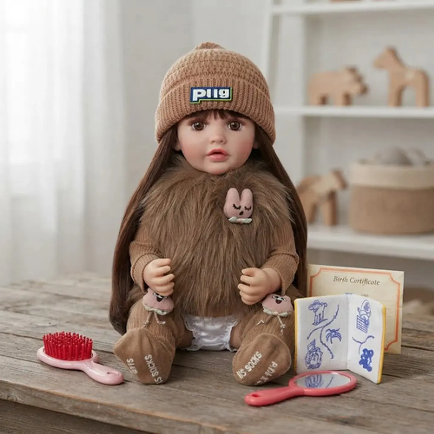 Muñeca Realista Silicona Blanda Mueve La Boca Interactúa 01 5