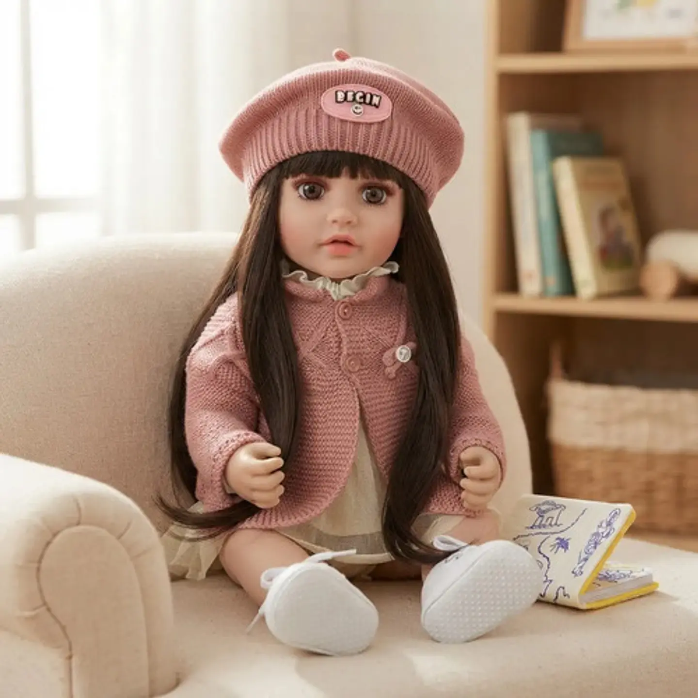 Muñeca Realista Silicona Blanda Mueve La Boca Interactúa 05 1
