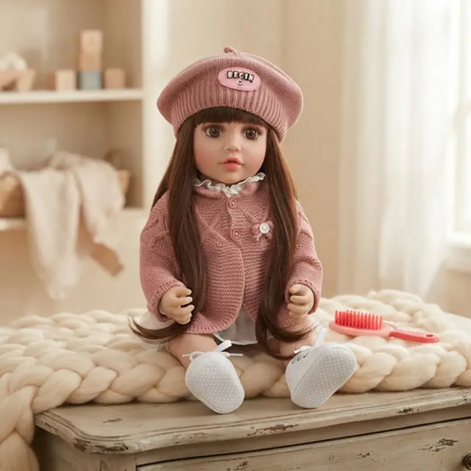 Muñeca Realista Silicona Blanda Mueve La Boca Interactúa 05 3