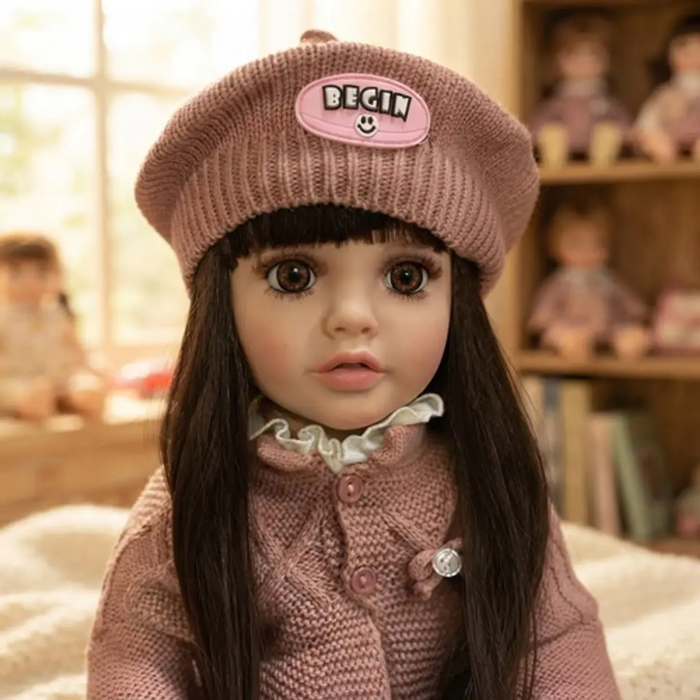 Muñeca Realista Silicona Blanda Mueve La Boca Interactúa 05 6
