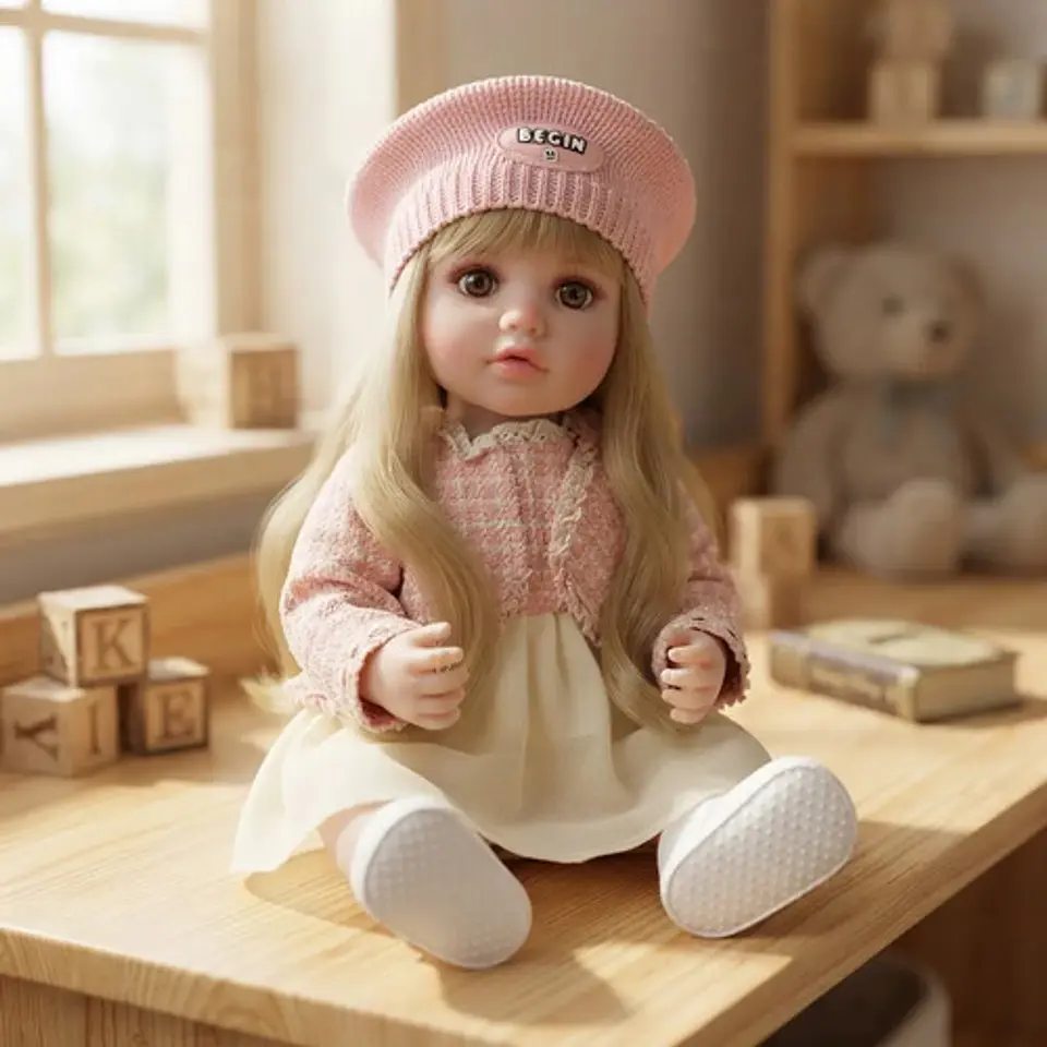 Muñeca Realista Silicona Blanda Mueve La Boca Interactua 06 1