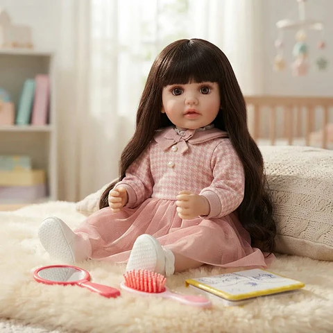 Muñeca Realista Silicona Blanda Mueve La Boca Interactúa 07
