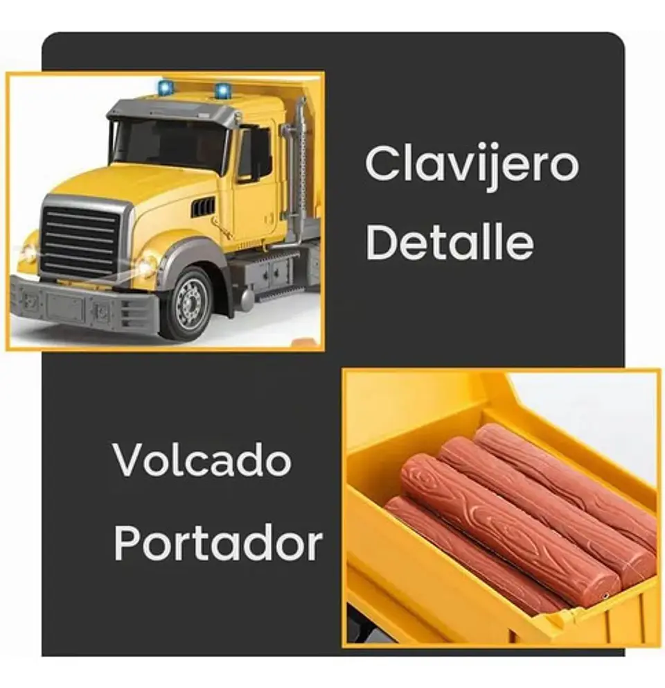 Camiones Control Remoto Todoterreno 1:12 Truck Model Niños 3