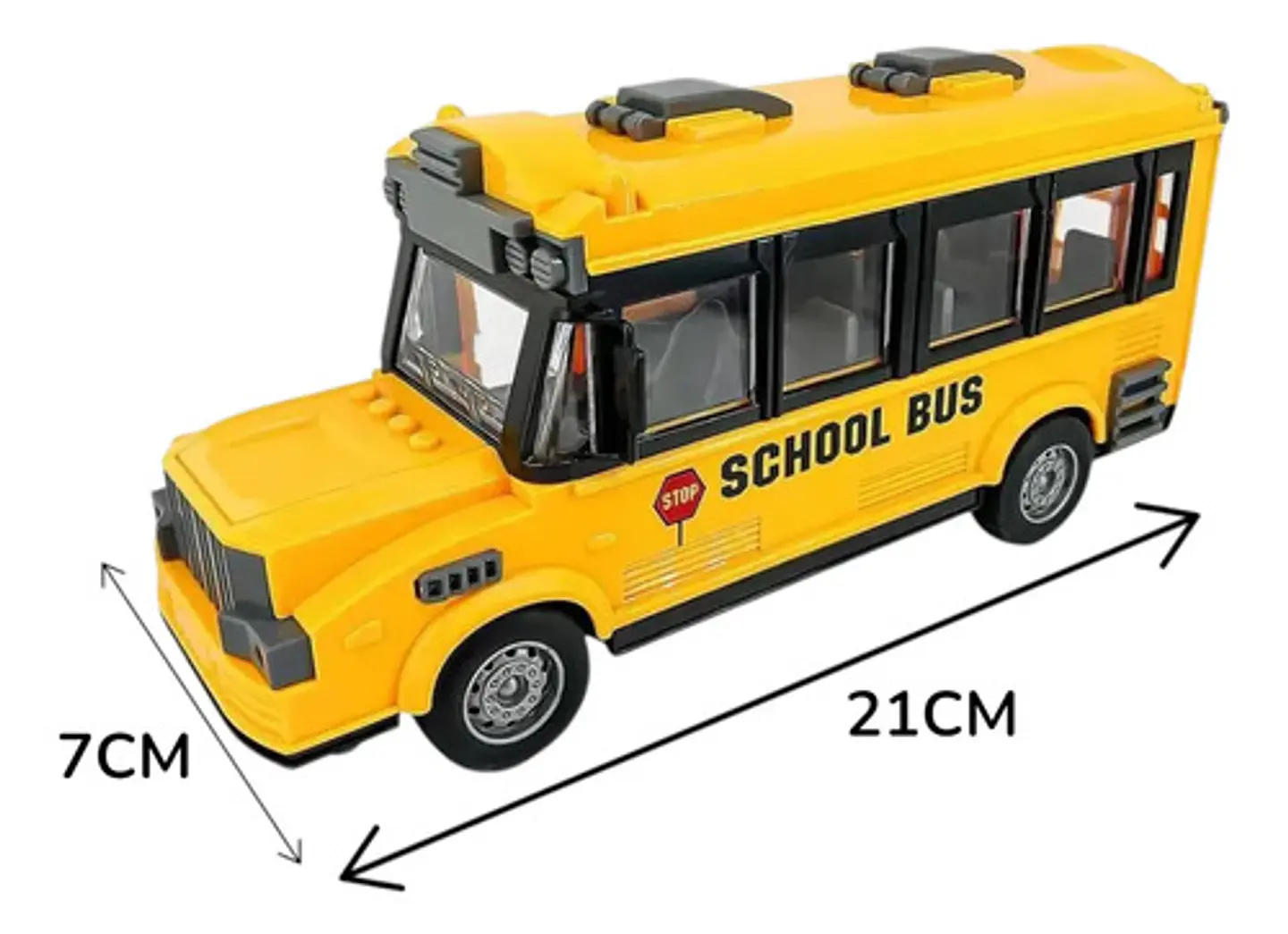 Autobus Escolar Niños Radio Control Todoterreno Luz Amarillo Autobús 6