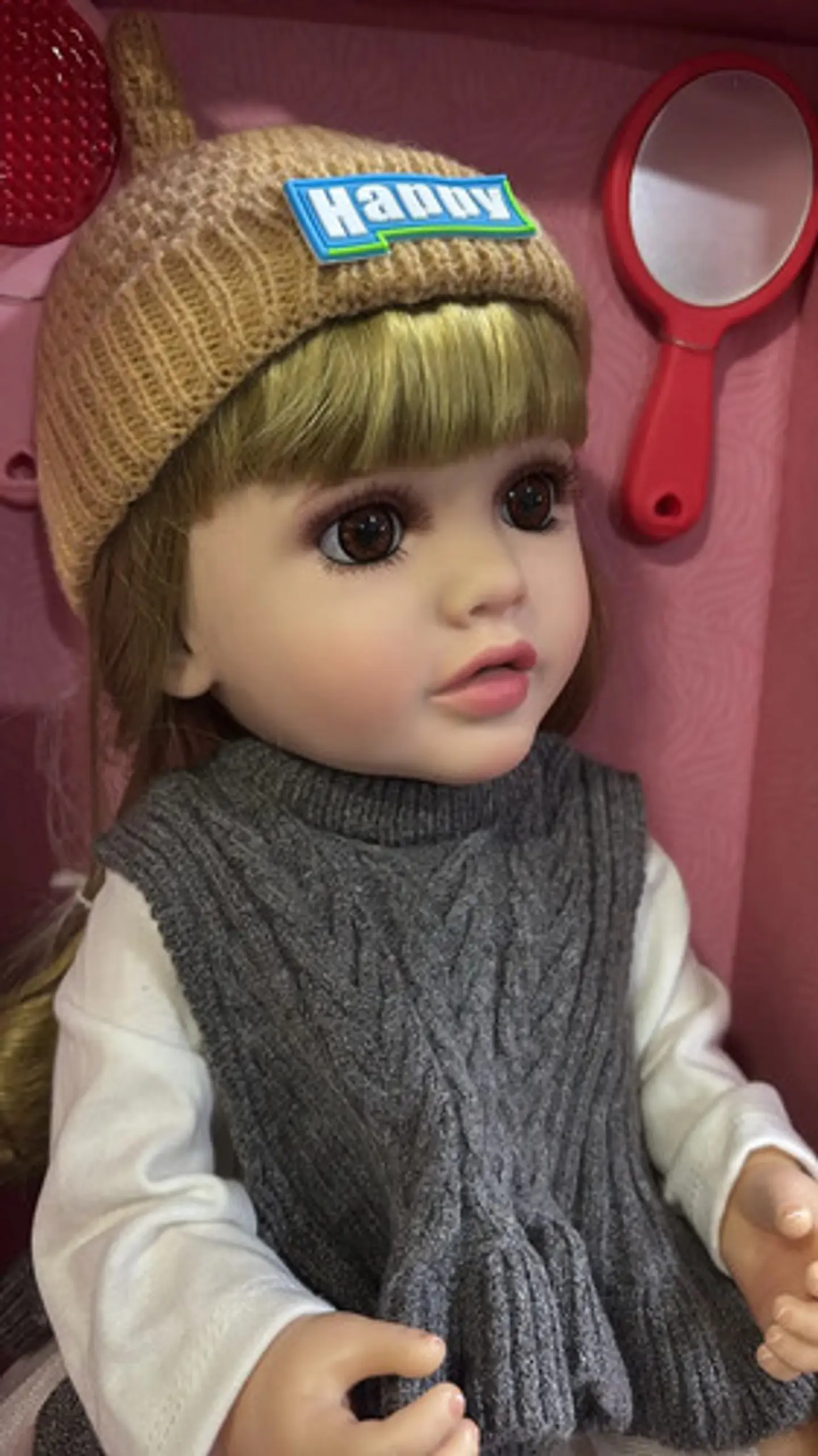 Muñeca Realista Silicona Blanda Mueve La Boca Interactúa 08 2