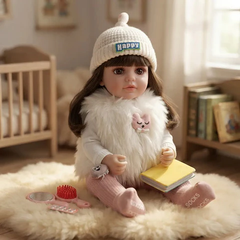 Muñeca Realista Silicona Blanda Mueve La Boca Interactúa 09