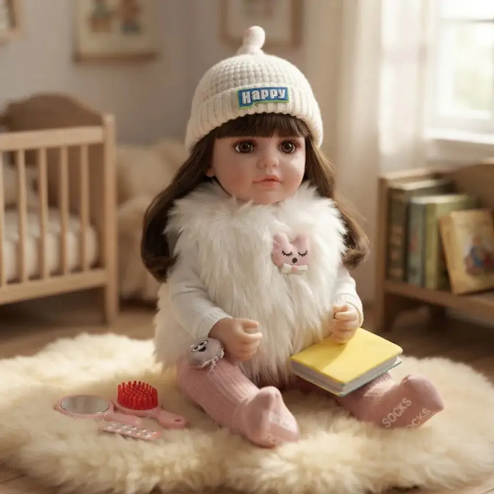 Muñeca Realista Silicona Blanda Mueve La Boca Interactúa 09 1