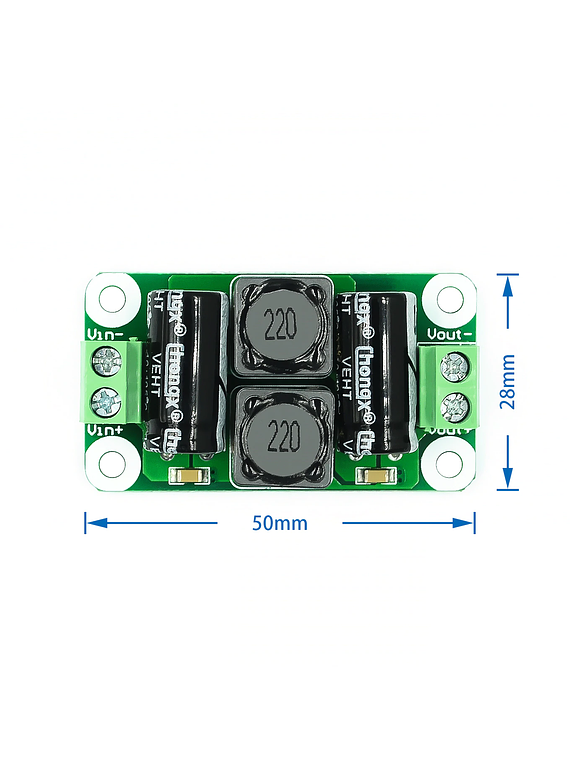 FILTRO PARA FUENTE DE 0-50V 4A DC