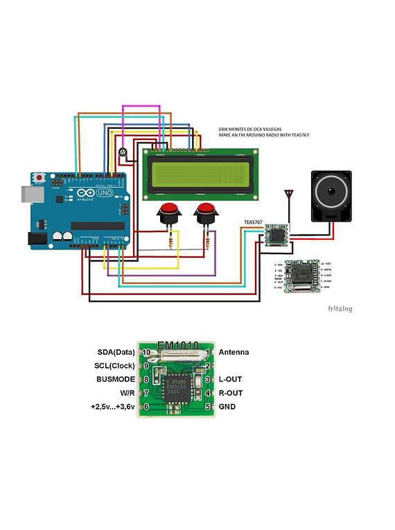 RADIO AR1010 TFM-1010