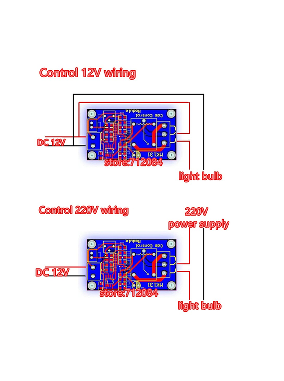 SENSOR DE LUZ CON RELE  XH-M131