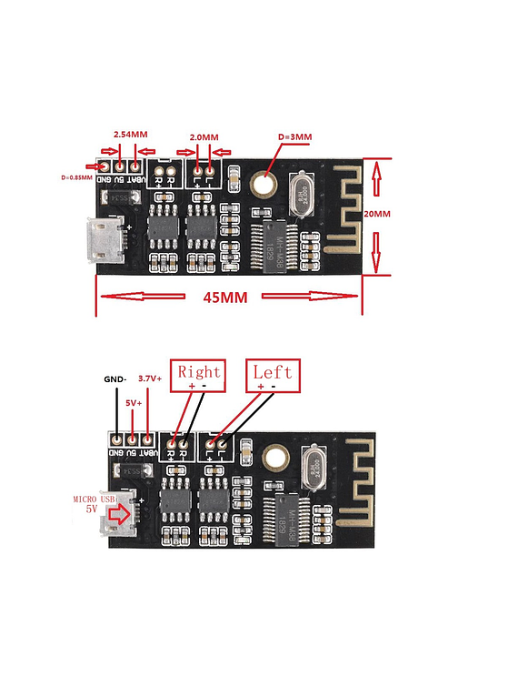 AMPLIFICADOR AUDIO BLUETOOTH MH-ET LIVE  MH-M38