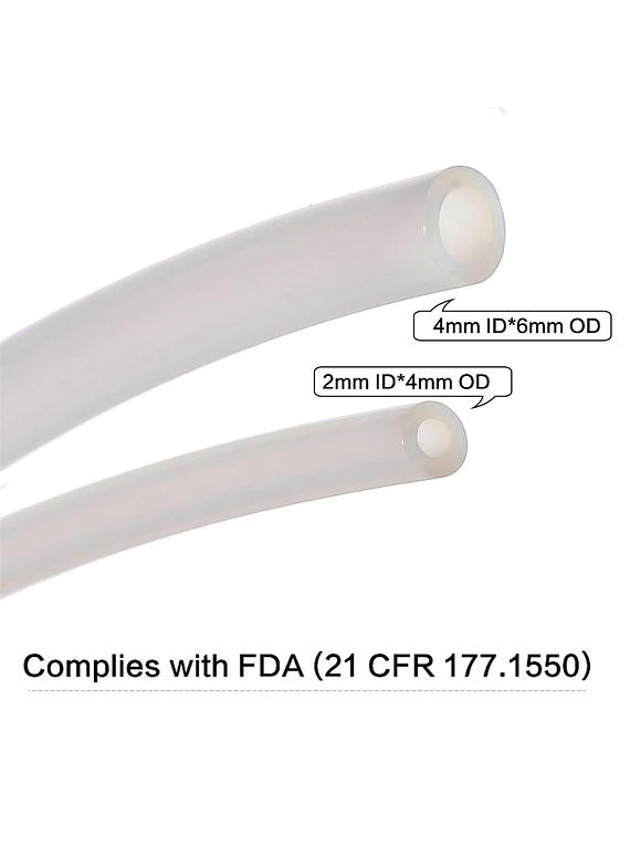 TUBO TEFLON PTFE 1 METRO 3MM