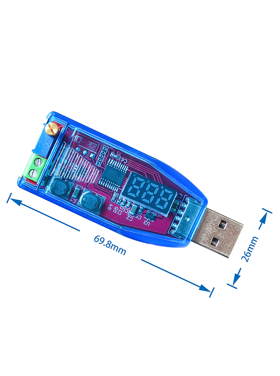 CONVERTIDOR DC-DC REDUCTOR ELEVADOR USB