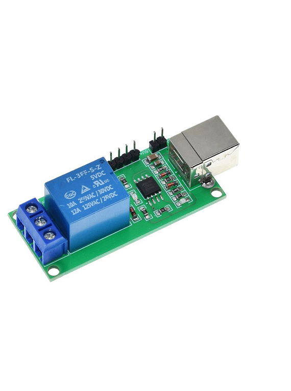 MODULO RELE 1 CANAL PROGRAMABLE USB DOMOTICA
