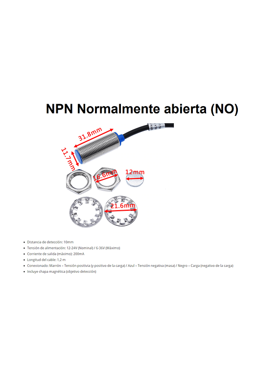 SENSOR DE PROXIMIDAD EFECTO HALL NJK-5002C