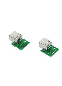 ADAPTADOR DE CONECTOR USB MACHO TIPO B A DIP 2.54MM X 2 UNIDADES