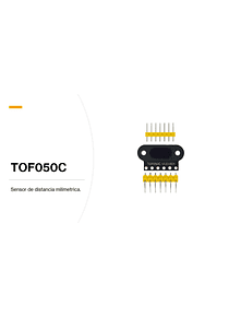 SENSOR DE RANGO LASER TOF050C