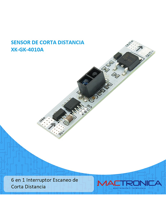 SENSOR DE ENCENDIDO SIN CONTACTO CORTA DISTANCIA XK-GK-4010A