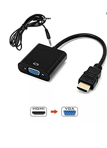 CONVERTIDOR DE HDMI A VGA CON AUDIO