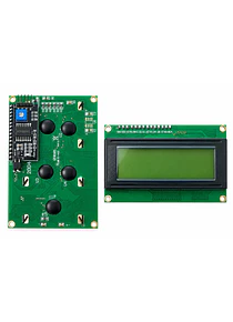 LCD 2004 20x4 Back Light Verde Con Conversor I2c