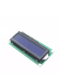LCD 1602 16x2 BACK LIGHT AZUL CON CONVERSOR I2C