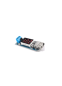 CONVERTIDOR DC-DC USB CON VOLTIMETRO XL1509 2A REDUCTOR