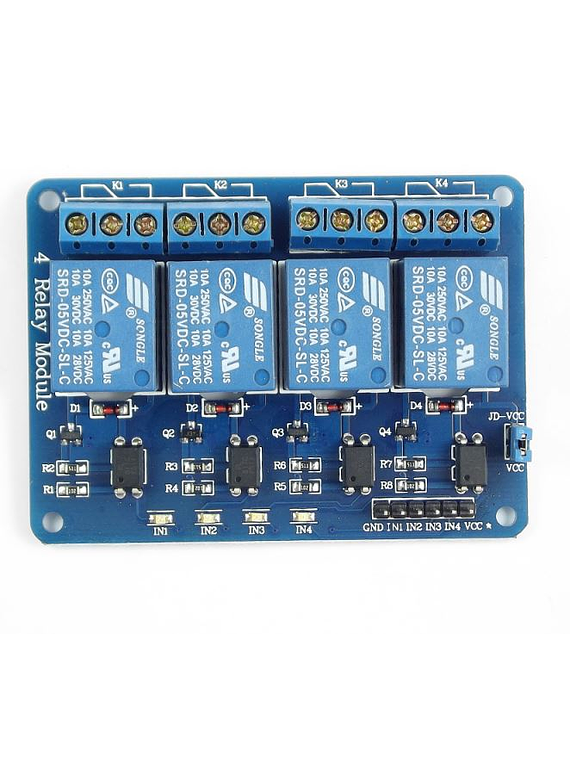 MODULO RELE DE 4 CANALES