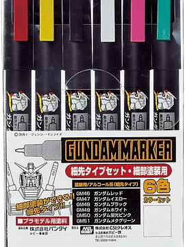 Mr. Hobby Gundam Marker GMS 110 Fine Edge Set