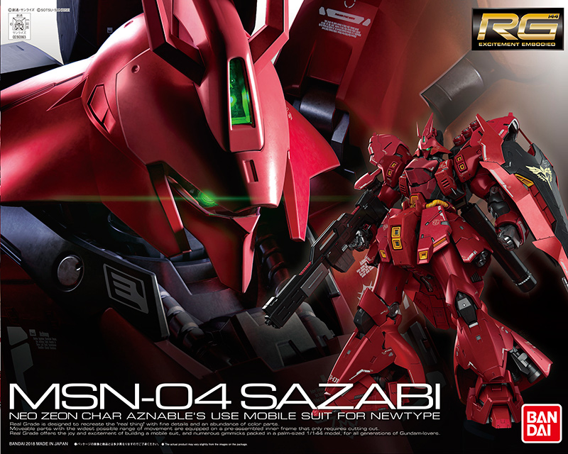 RG Gundam MSN-04 Sazabi 1/144