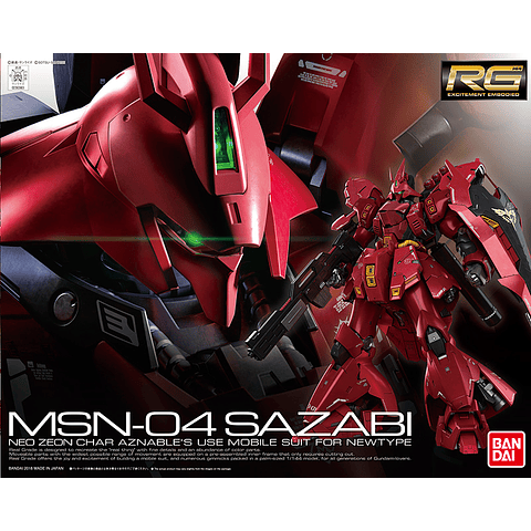 RG Gundam MSN-04 Sazabi 1/144