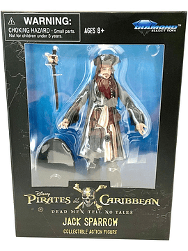 Pirates of the Caribbean Dead Men Tell No Tales: Action Figure Jack Sparrow 18 cm (Walgreens Exclusive)