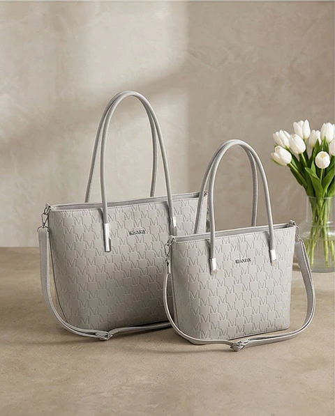 Mala de Mão "Monogram Elite" – Design em Relevo