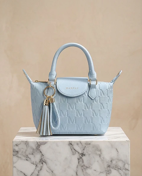 Mala de Mão "Mademoiselle" – Monograma & Tassel