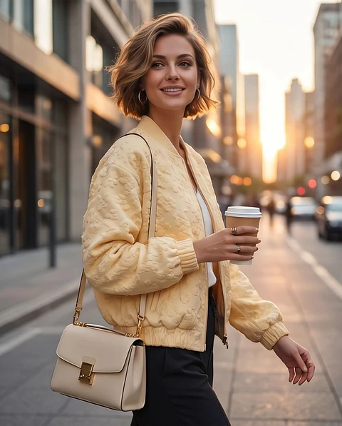 Casaco Bomber "Fiori" – Relevo Floral & Design Soft