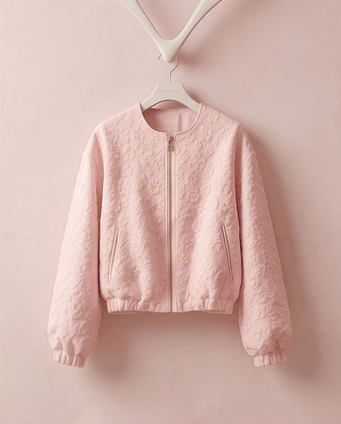 Casaco Bomber "Fiori" – Relevo Floral & Design Soft